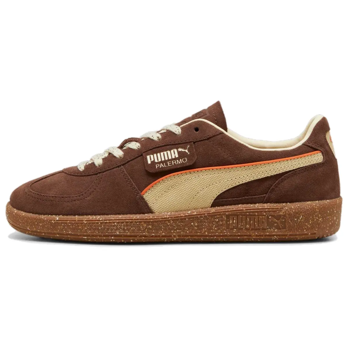 PUMA Palermo Abrasion Resistant Low top German Army Trainers Unisex Coffee Brown