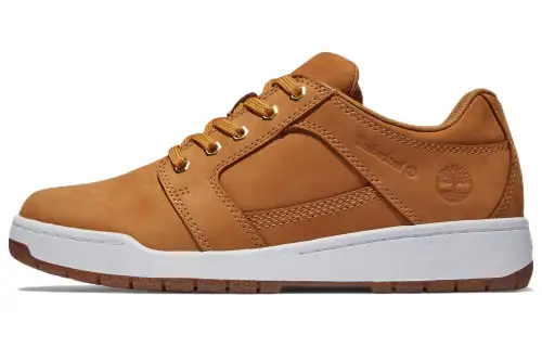 Timberland Bridgton Leather Oxford Abrasion Resistant Low top Skateboard Shoes Men's Brown Yellow
