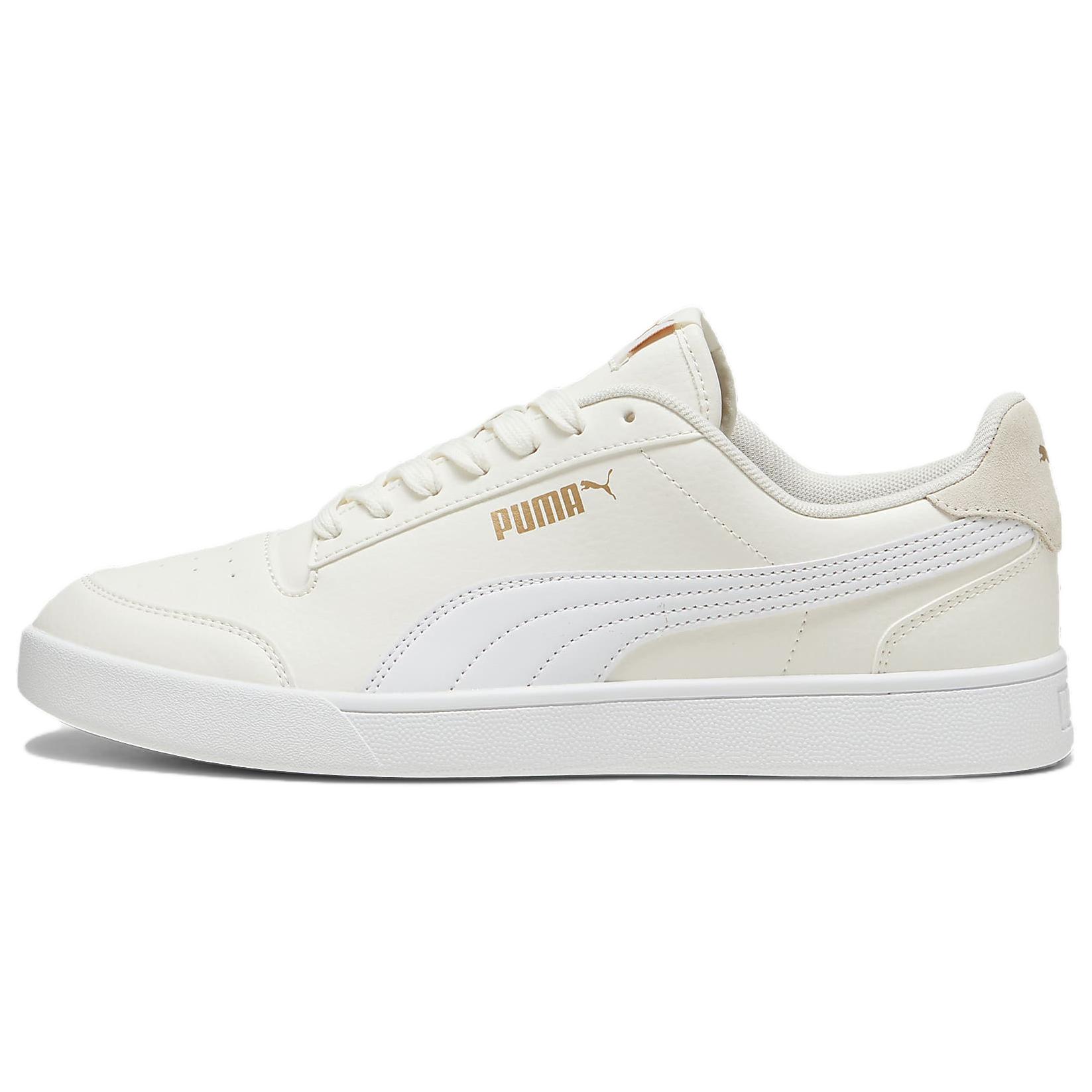 PUMA Shuffle Low top Skateboard Shoes Unisex Ecru