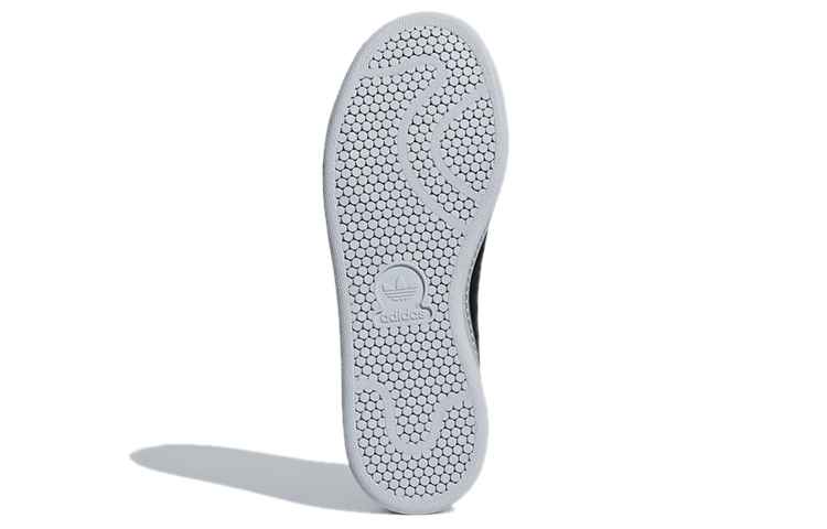 Женские кеды adidas originals STAN SMITH (черно-серые) — Чёрный / серый — фото 6