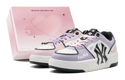MLB Chunky Liner Special Shoe Box, Lavender, Reverse Color, Casual Fashion Abrasion Resistant Height Increasing
