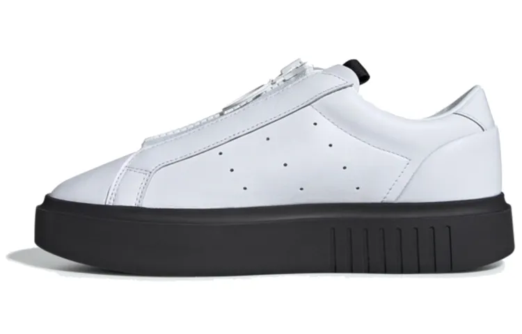 Sleek Wmns Adidas Originals Super Zip 'White Black' Women's