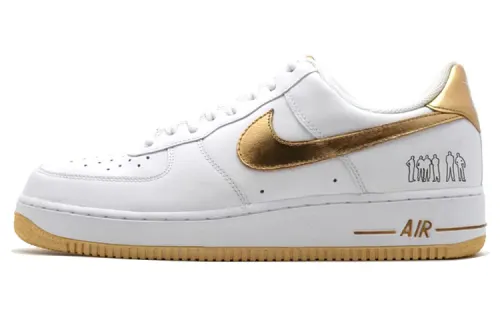 Nike Air Force 1 Low Players White Metallic Gold