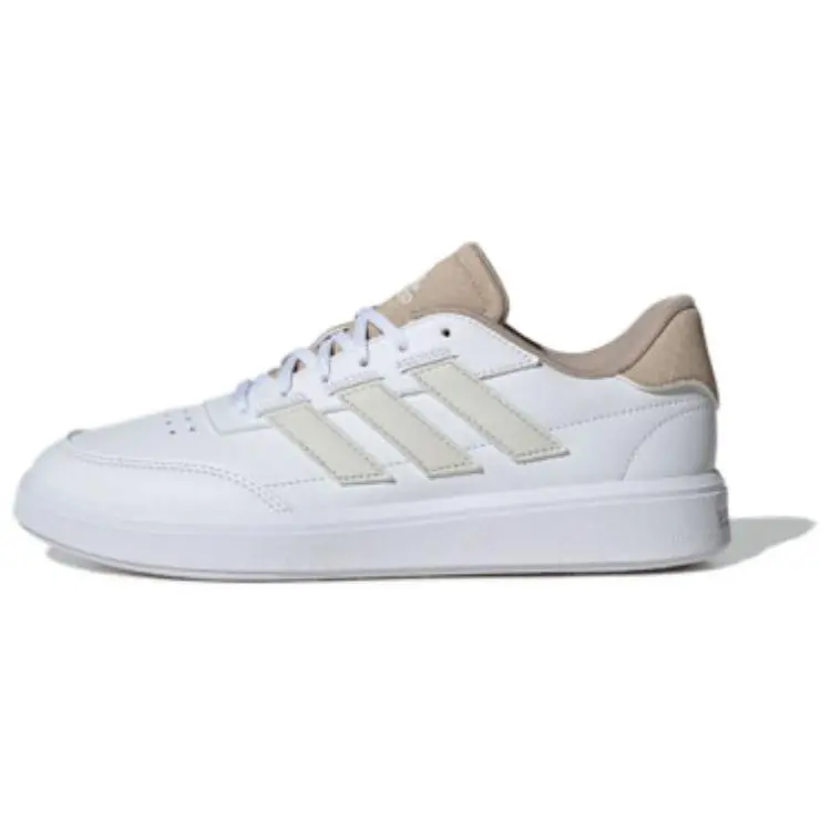 Adidas COURTBLOCK Slip Resistant Abrasion Resistant Low top Skateboard Shoes Women's White