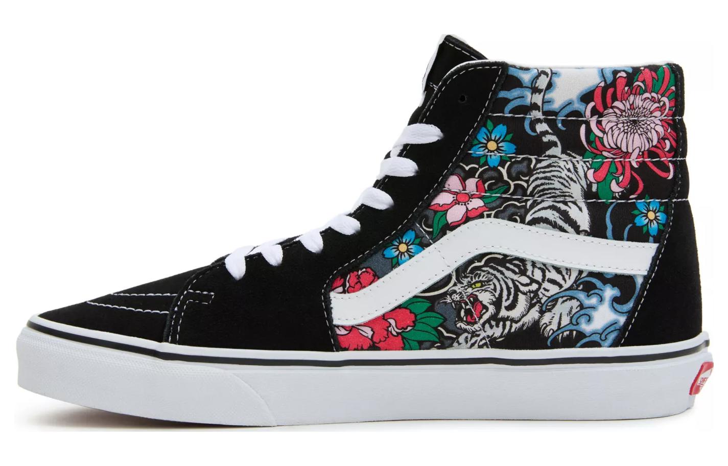 Sk8 Vans-Hi 'Tiger Floral'