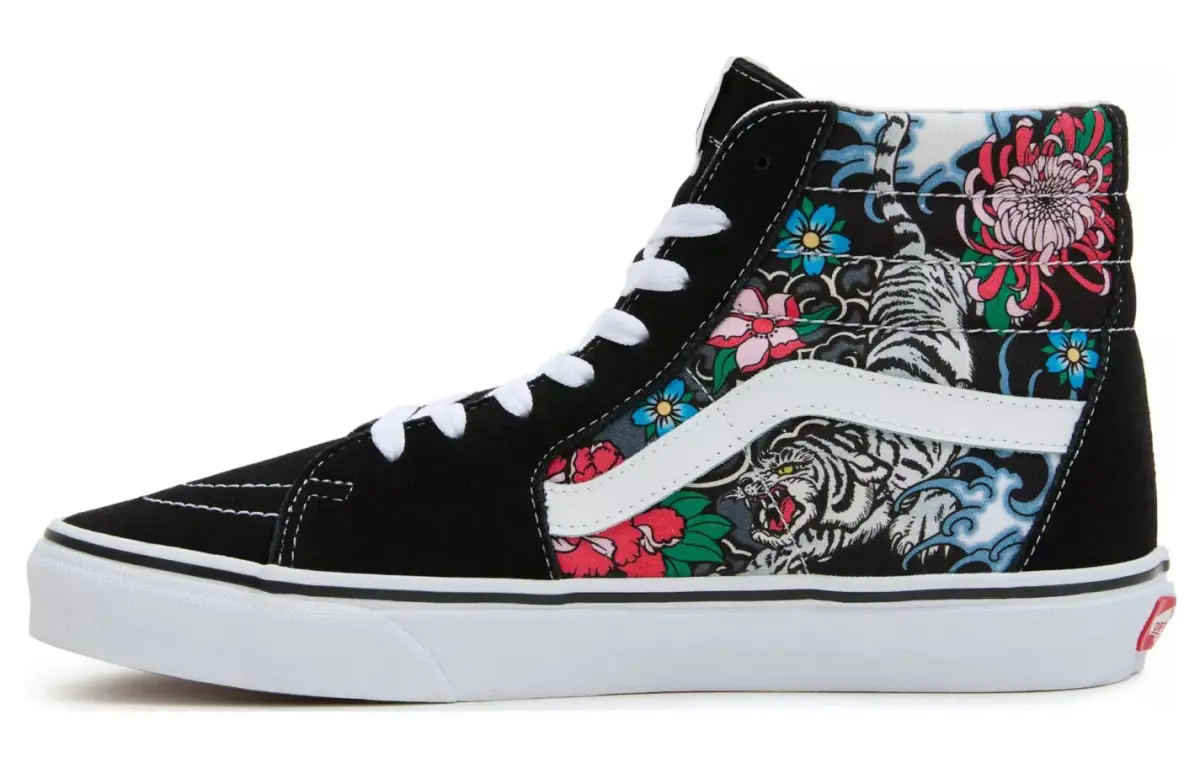Sk8 Vans-Hi 'Tiger Floral'