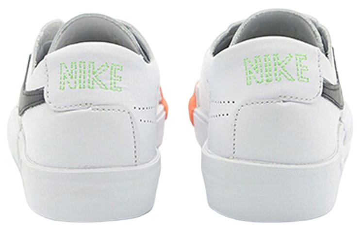 Женские кеды Nike Blazer Slip (бело-черные) — фото 3