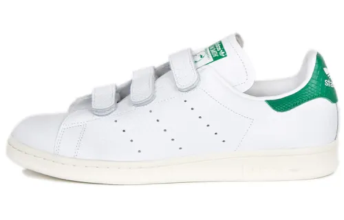 Adidas Originals Stan Smith Coverage Abrasion Resistant Low top Skateboard Shoes Unisex Feather White