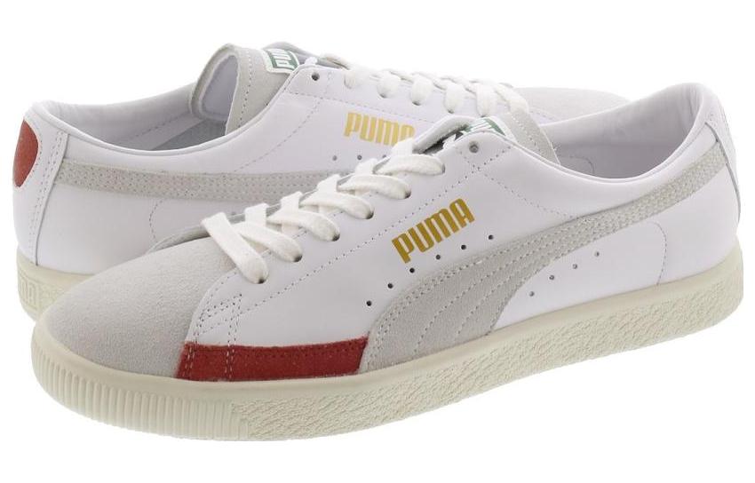Кеды PUMA Basket 90680 L (белый/красный) — фото 2