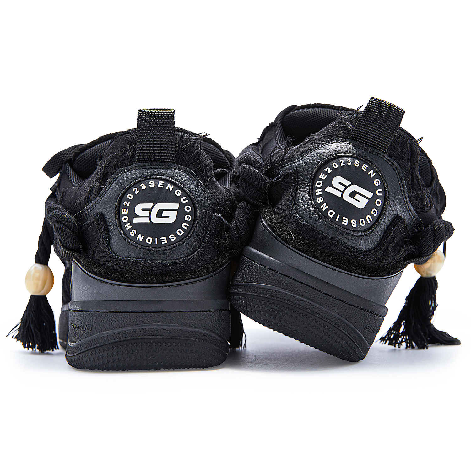 SENGUOGUO Low top Skateboard Shoes For Summer Unisex Black