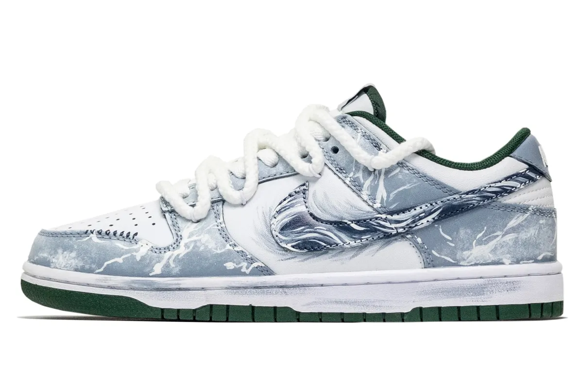 Nike Dunk Six Eight, Waves Of Revival Leather Abrasion Resistant Abrasion Resistant Low top Skateboard Shoes Unisex