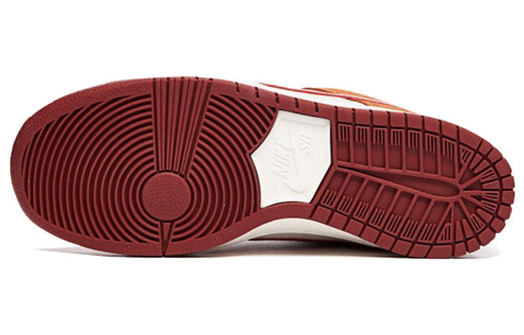 Кеды Nike Dunk SB Pro "Russet Cedar" (коричневый) — Коричневыйжёлтый / белый — фото 6