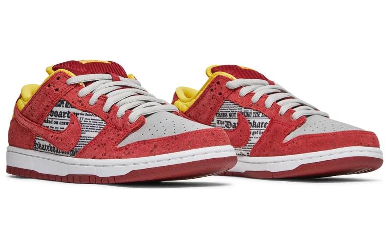 Мужские кроссовки Nike Dunk SB Rukus Crawfish (красные) — фото 2