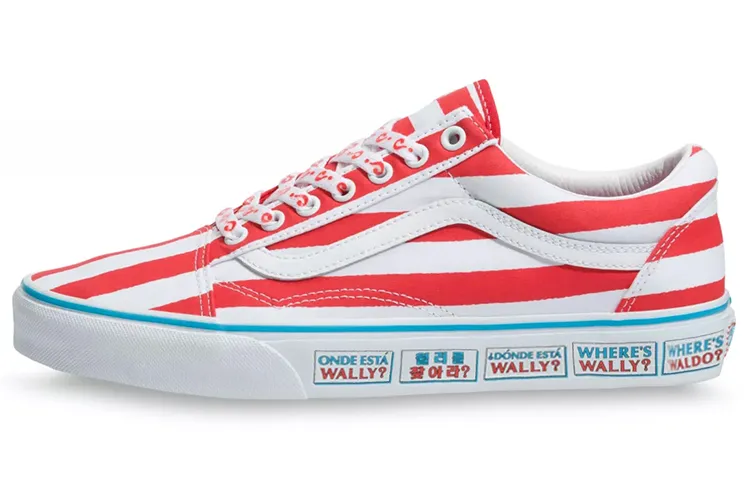 Old Skool Where's Waldo? x Old Skool Vans 'International Stripes'