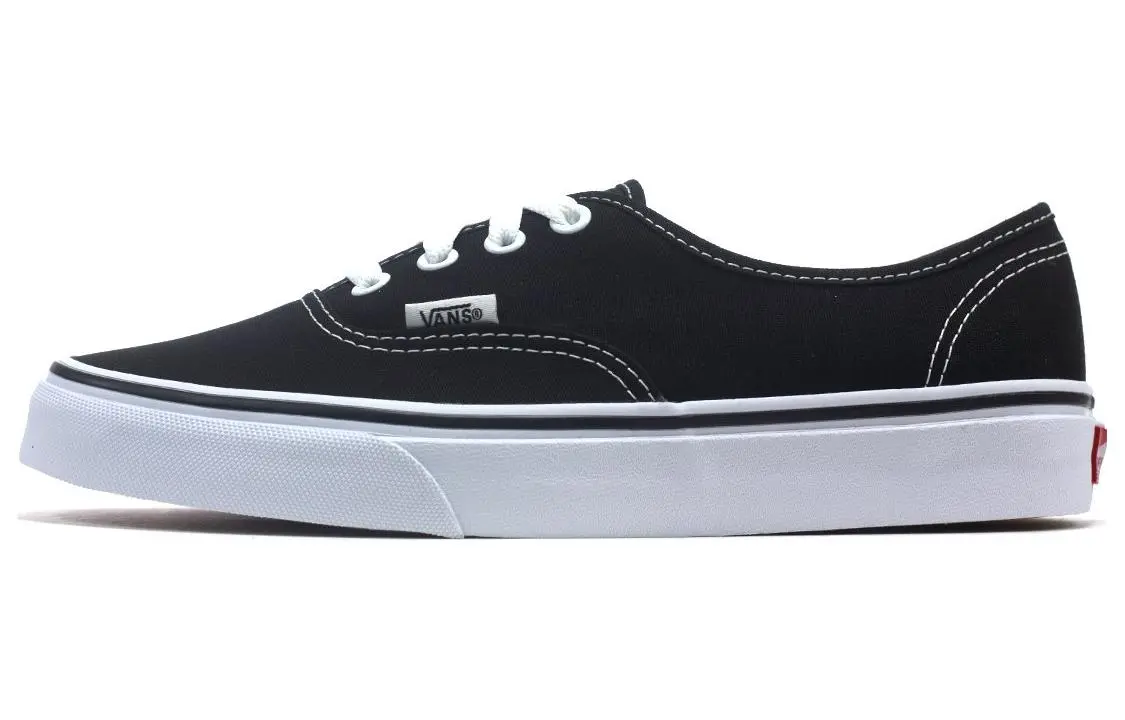 Vans Authentic Low top Skateboard Shoes Unisex Black