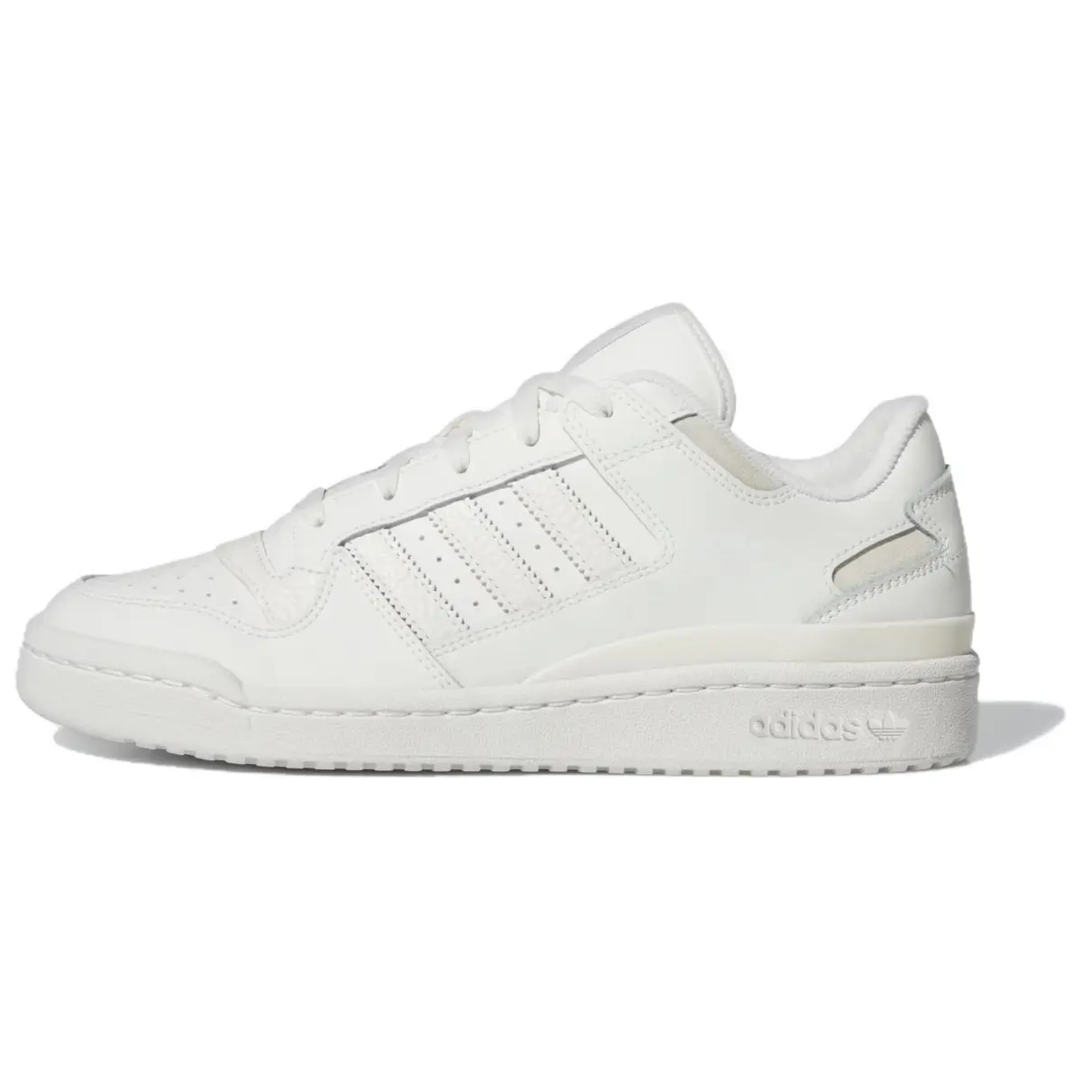 Adidas Originals FORUM Low Cl Leather Comfortable Low top Skateboard Shoes Men's White