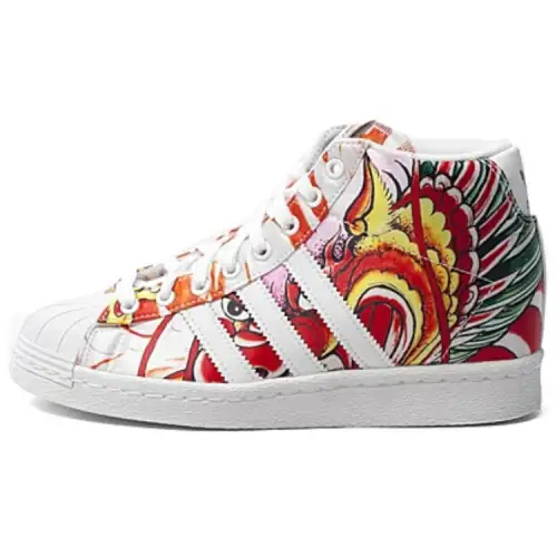 Adidas Originals SUPERSTAR High top Skateboard Shoes Women's White