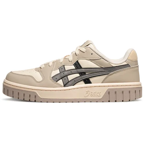 ASICS Court Mz 2.0 Synthetic Leather, Textile Abrasion Resistant Low top Skateboard Shoes Unisex Beige Gray