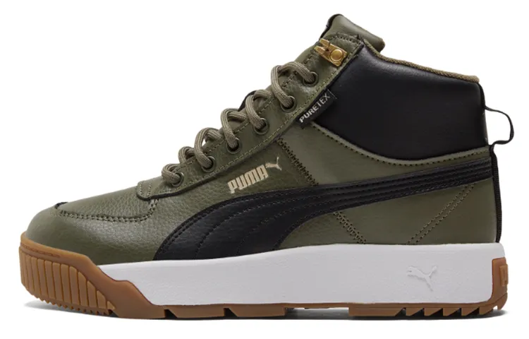 PUMA Tarrenz Sb Breathable Stay Warm Non Slip Mid Tops Casual Skateboarding Shoes Unisex Green