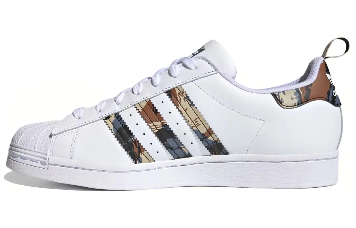 Adidas Superstar 'White Savanna Camo'