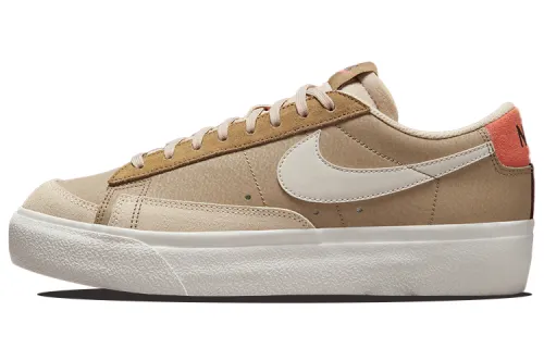 Nike Blazer Low Platform 'Brown White Red' Women's