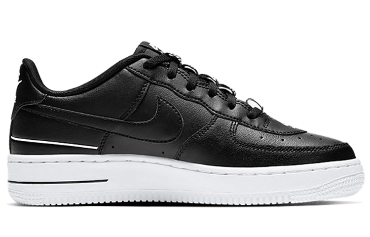Женские кроссовки Nike Air Force 1 (черно-белая) — фото 2