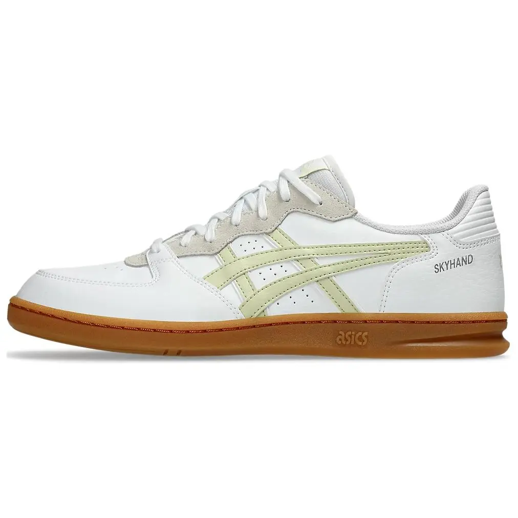 ASICS x COMME Des GARÇONS Homme Deux SKYHAND OG Comfortable Low-top Skateboard Shoes Men's White Yellow
