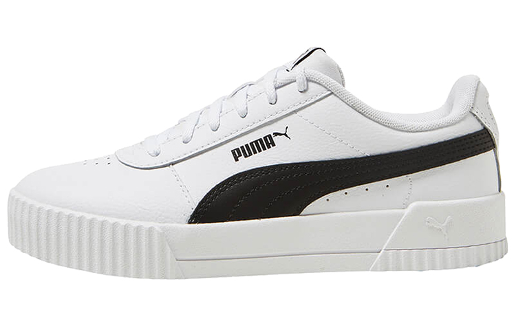 PUMA Carina Leather 'White Black' Women's