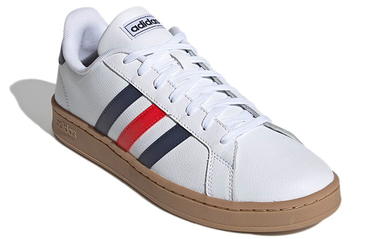 Кеды adidas neo GRAND COURT (бело-красно-синие) — Белый / красный / синий — фото 3