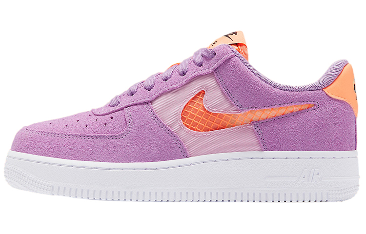 Женские кроссовки Nike Air Force 1 (оранжево-фиолетовый) — Оранжевыйфиолетовый — фото 1