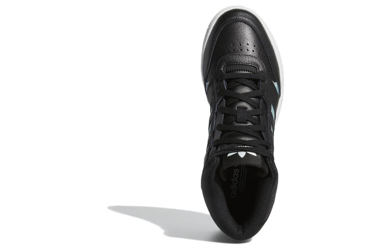 Женские кеды adidas originals Drop Step (черный / синий) — Чёрный / синий — фото 6