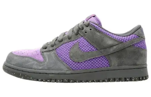 Nike Dunk Abrasion Resistant Low top Skateboard Shoes Unisex Purple