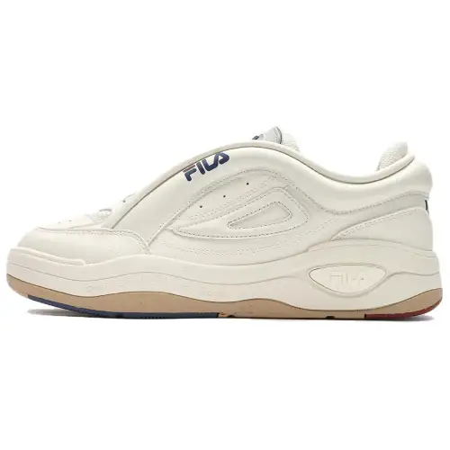 FILA MIX 2 Abrasion Resistant Low top Skateboard Shoes Men's Milk White