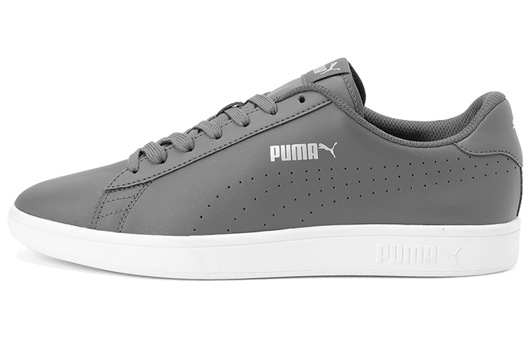 PUMA Smash V2 L Perf Grey/White Women's