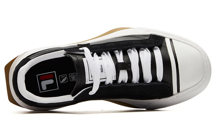 Женские кеды MIHARA YASUHIRO x FILA (черные) — фото 6