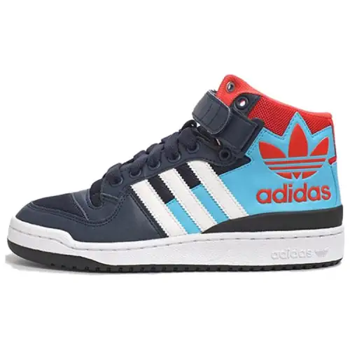 Adidas Originals FORUM Mid top Skateboard Shoes Unisex Blue