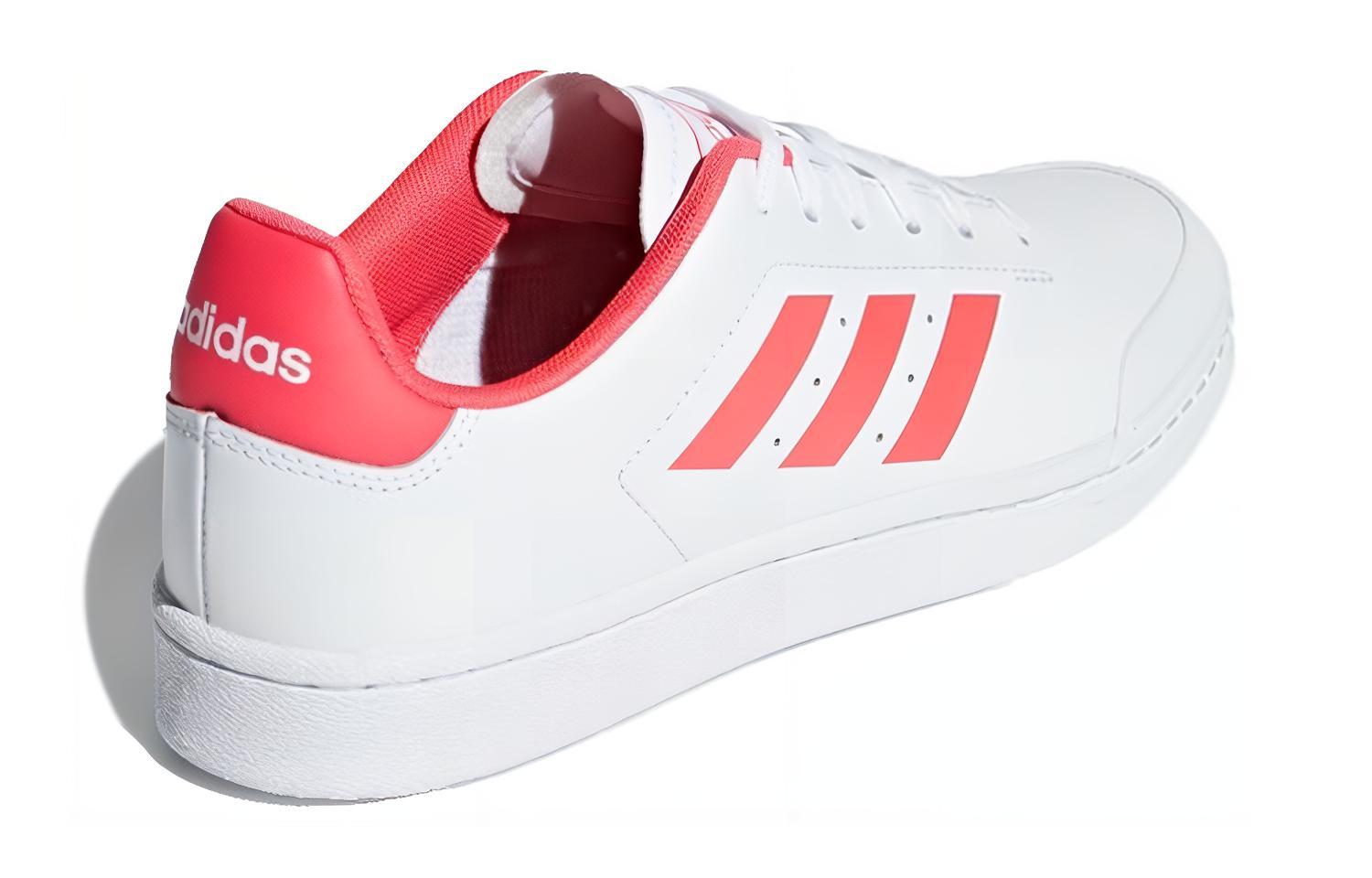 Женские кеды adidas Court 70s (бело-красный) — фото 4