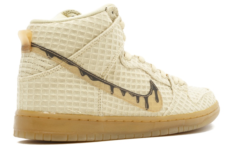 Мужские кроссовки Nike Dunk SB Waffle (светло-коричневые) — 金星/生胶/浅棕/经典棕 — фото 3
