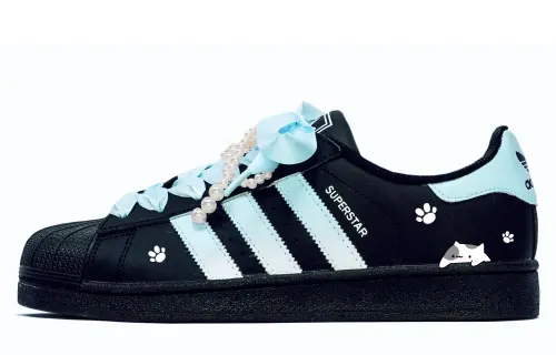 Adidas Originals Superstar 2 Making An Immediate Appearance Leather Abrasion Resistant Low top Skateboard Shoes Women's