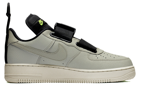 Мужские кроссовки Nike Air Force 1 (зеленые) — фото 2