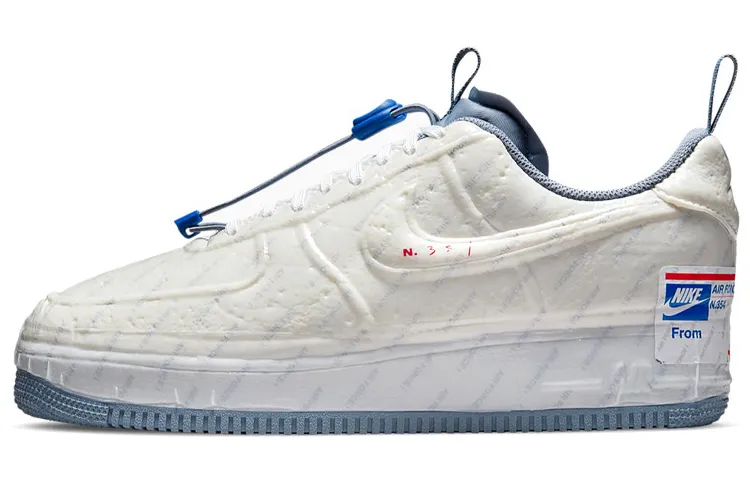 Nike Air Force 1 Low top Skateboard Shoes Unisex White Blue