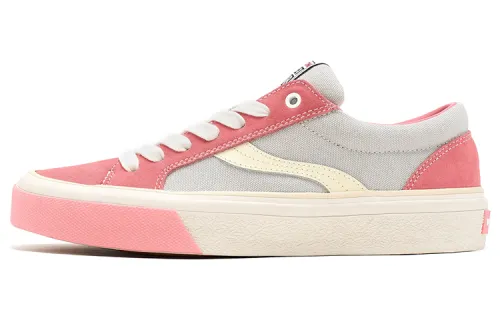 Vision Street Wear x ODDCIRKUS Astley Pro Low top Skateboard Shoes Unisex Peach Pink Multicolor