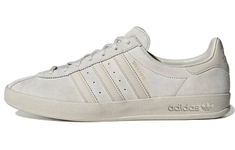 Adidas Originals Broomfield Skateboard Shoes Women's Low Top White/Brown/Yellow
