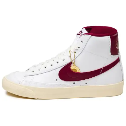 Nike Blazer Cushioning, Wear Resistant Mid top Skateboard Shoes Women's White
