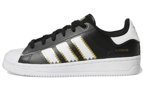Adidas Superstar Ot Tech Core Black Cloud White Gold Metallic Women's