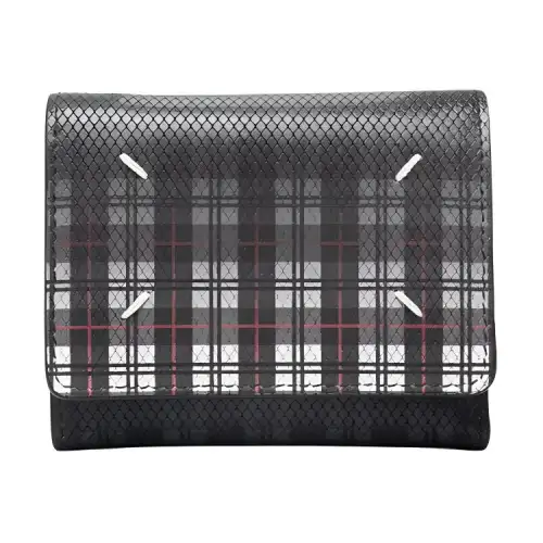 Maison Margiela Lambskin Card Holder, Wallet Women's Multicolor