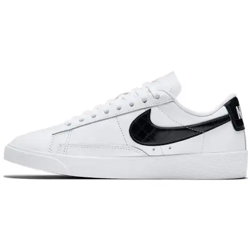 Nike Blazer Low White Black Croc Women's
