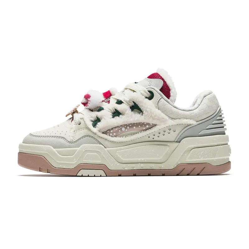 Anta Textile, Synthetic Leather Abrasion Resistant Lightweight Low top Skateboard Shoes Women's