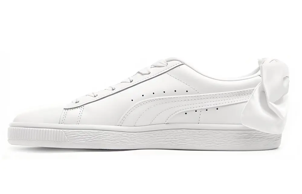 PUMA Basket Bow 'Triple White' Women's