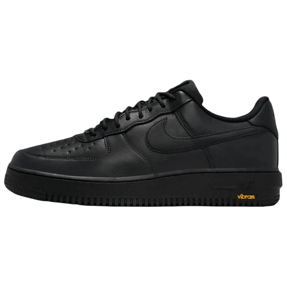 Nike Air Force 1 Leather Skateboard Shoes Men's Black
